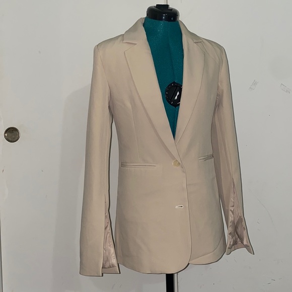 ASOS Jackets & Blazers - Cream split cuff blazer ASOS